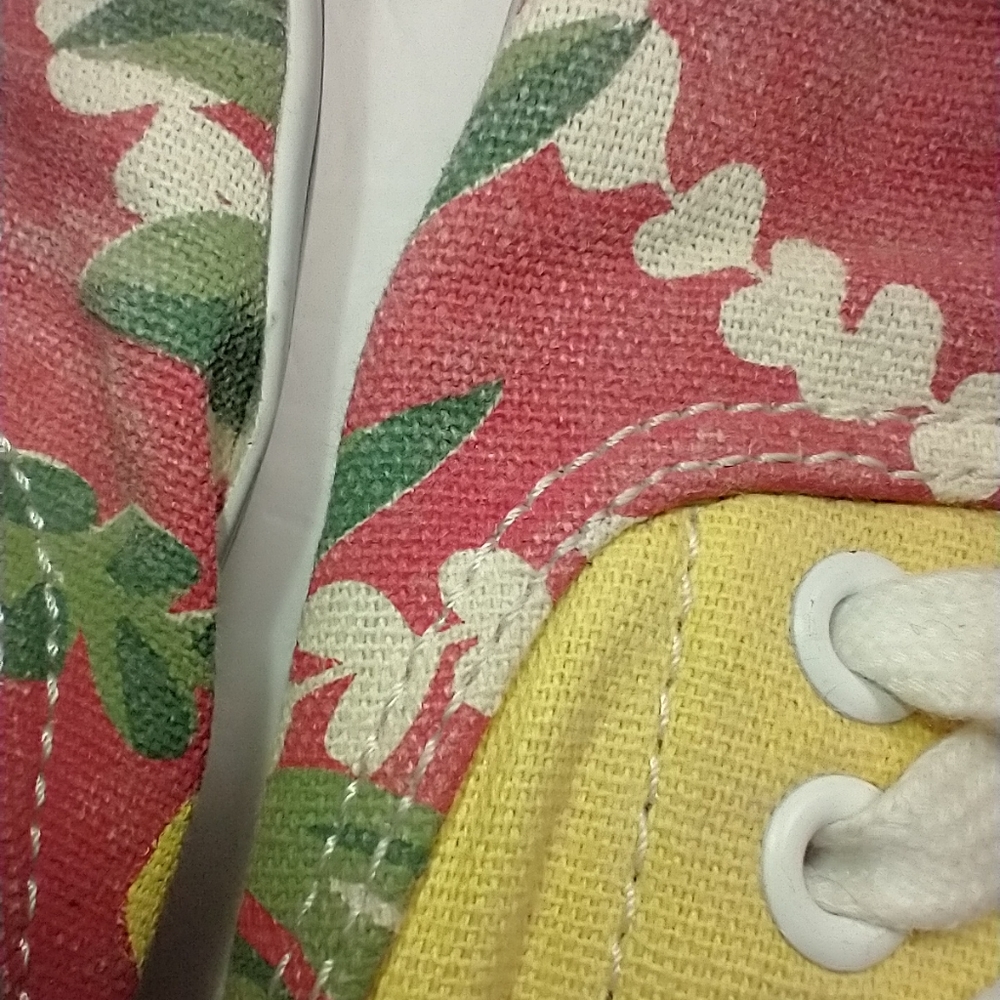 Vans Era Doren Hawaiian Tropical Floral Shoes Women's sz 8.5/ Men's sz 7 - Picture 10 of 10